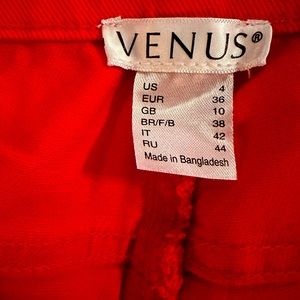 Red Venus skinny jeans, size 4.
